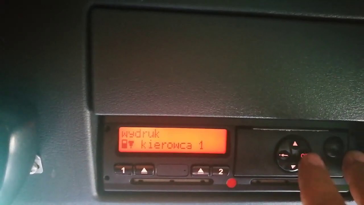 Kierowca⚡ Krajowy - Obsługa tachografu cyfrowego