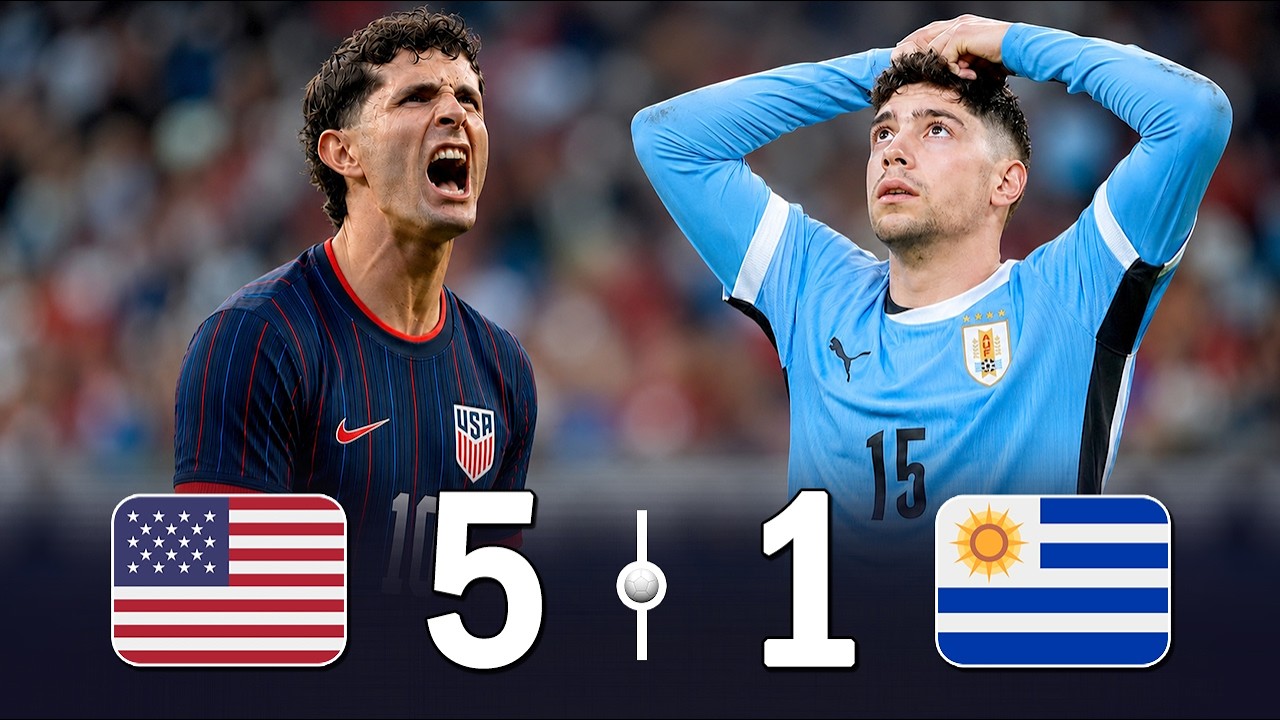 USA Humiliate Uruguay with 5 Goals! Can They Shock the World at World Cup 2026?