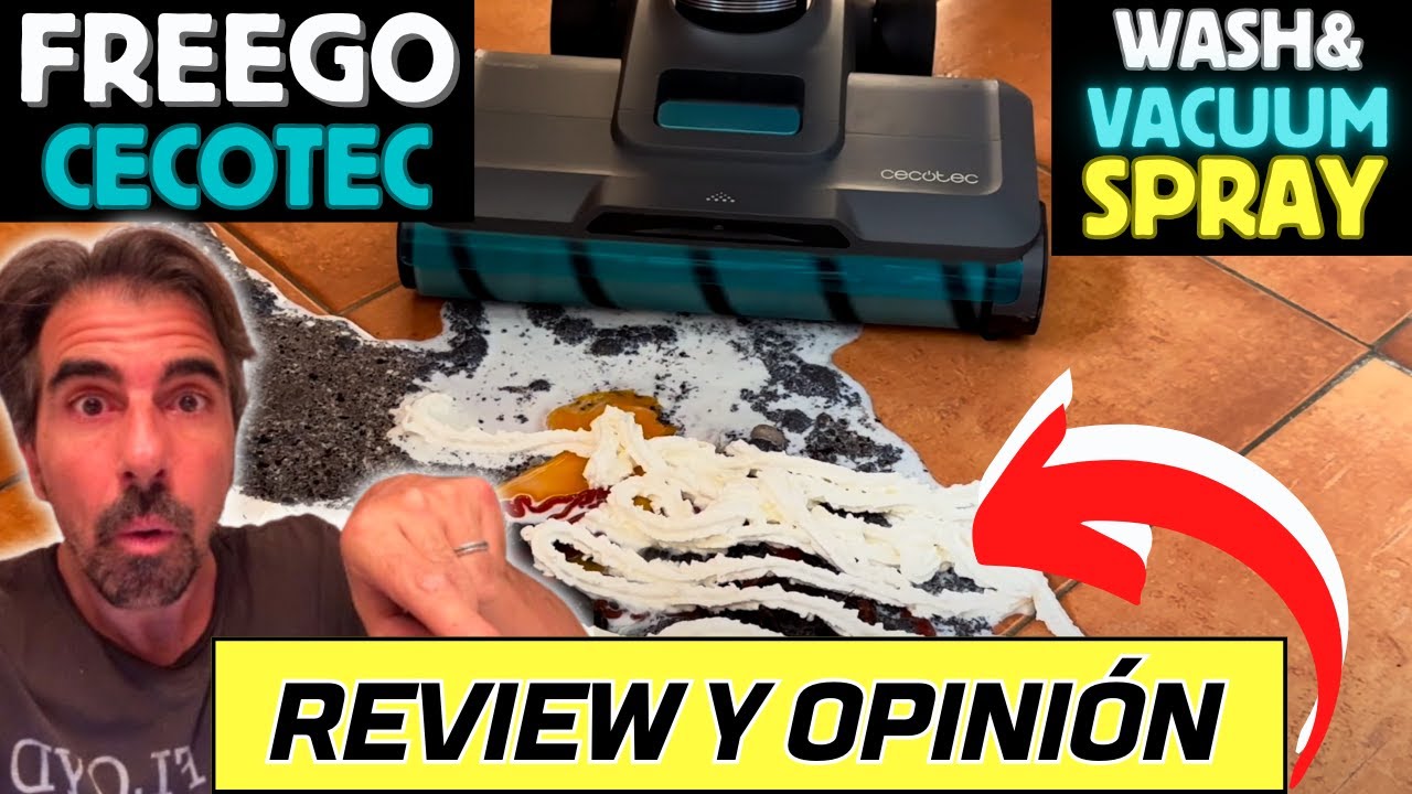 FREEGO Wash&Vacuum SPRAY CECOTEC✅La PROBAMOS A FONDO😱