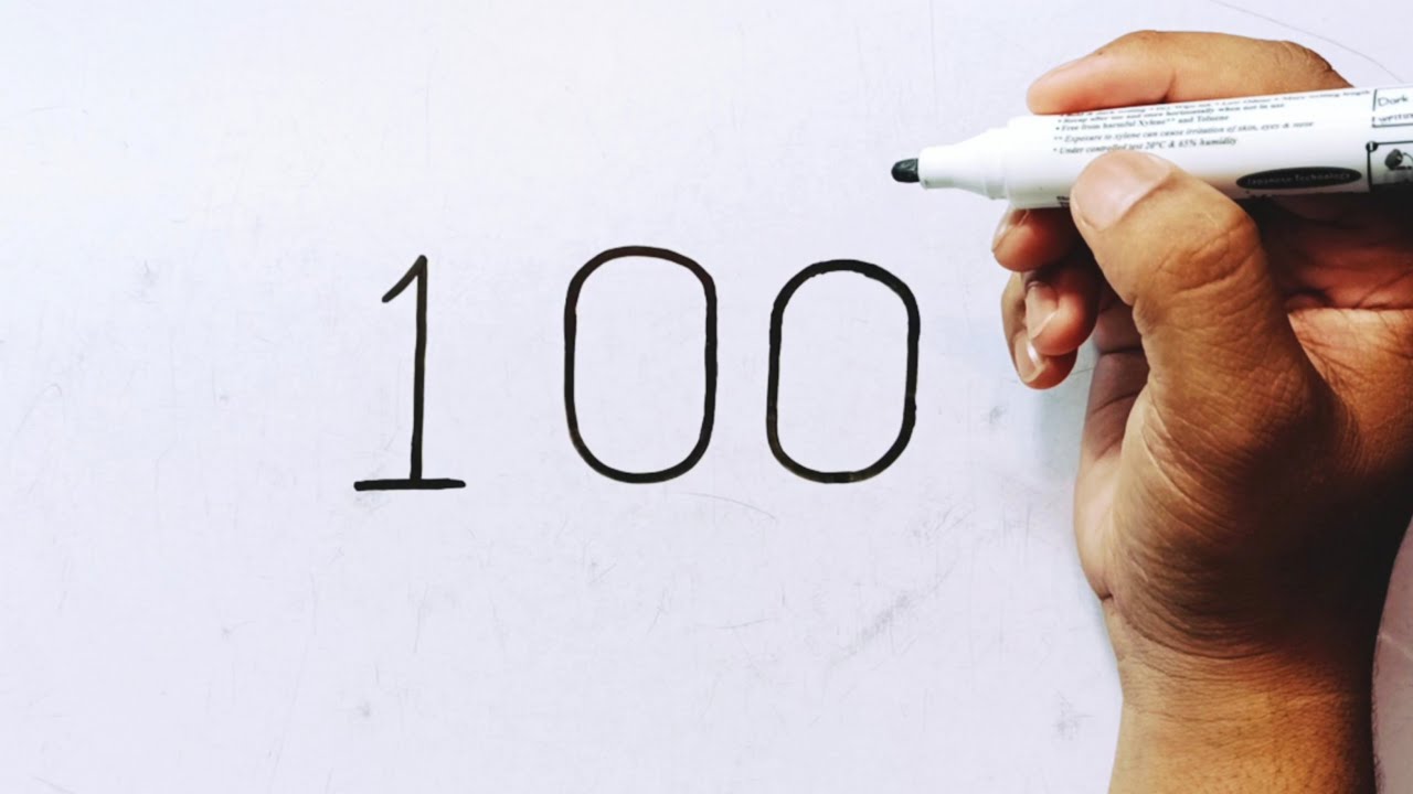 How To Draw A Police Car From Number 100 | Car Drawing Step By Step Easy | Car Drawing With Number