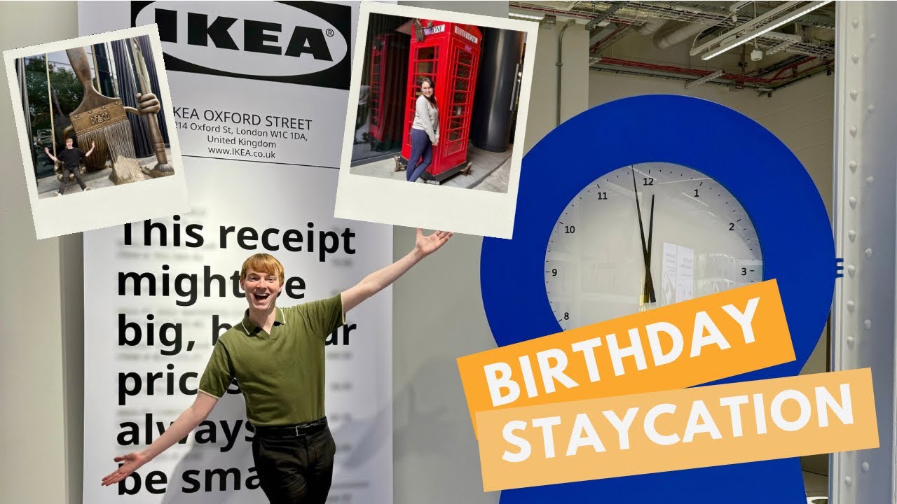 BIRTHDAY STAYCATION 🥳🏩👙🌭 Bottomless #Brunch, Art’otel, #IKEA #Shopping & Walking Tour of #London 🐉