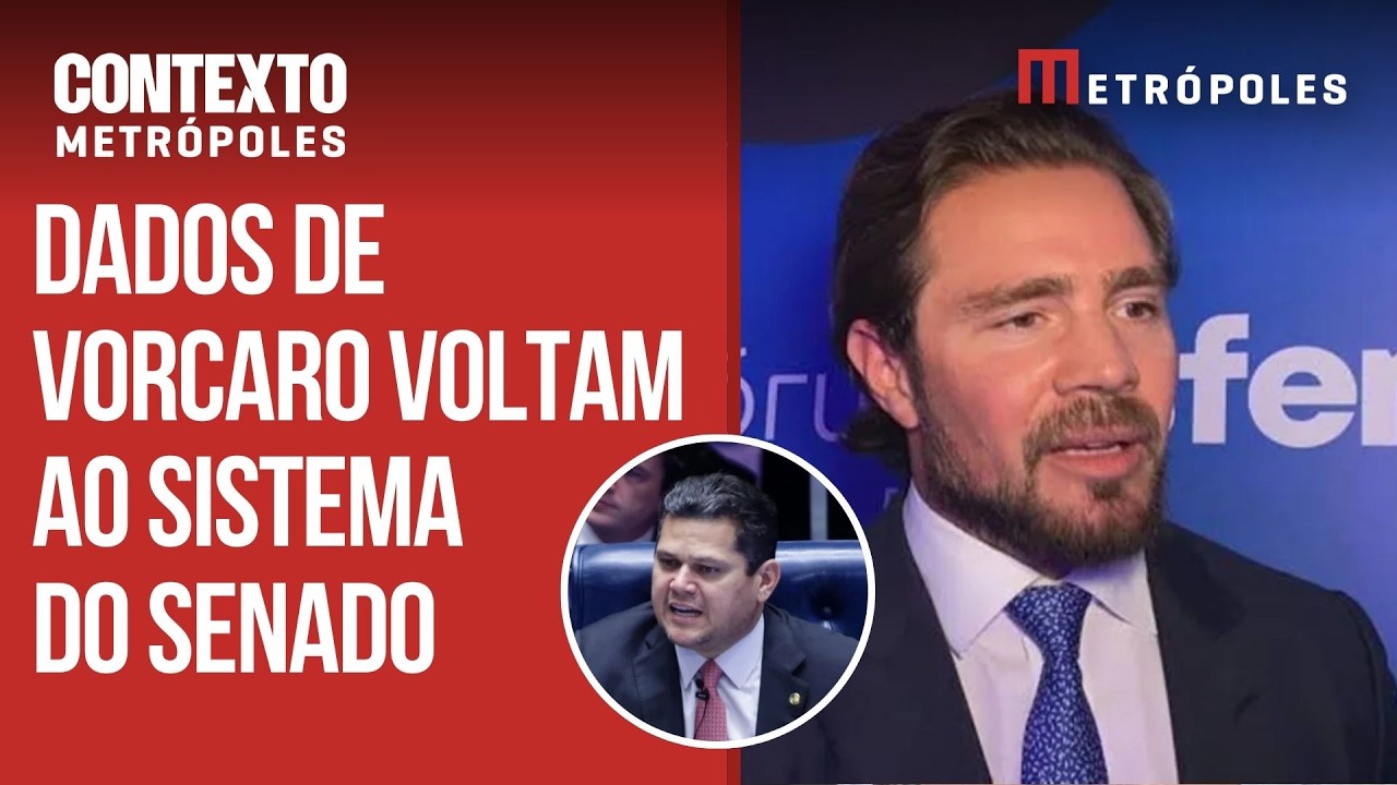 Após exclusão pela PF, dados de Vorcaro voltaram ao sistema do Senado