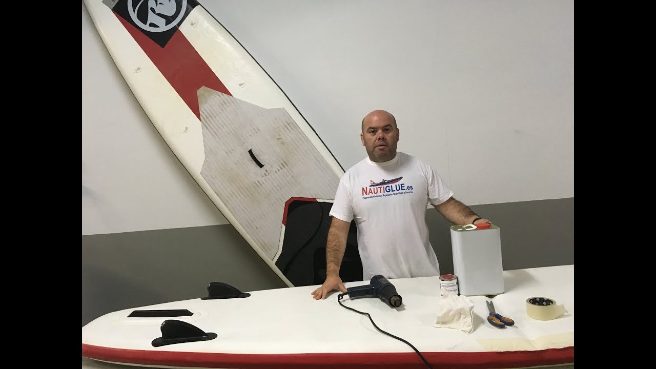 COMO REPARAR un REVENTON en una TABLA DE PADEL por MANOLO