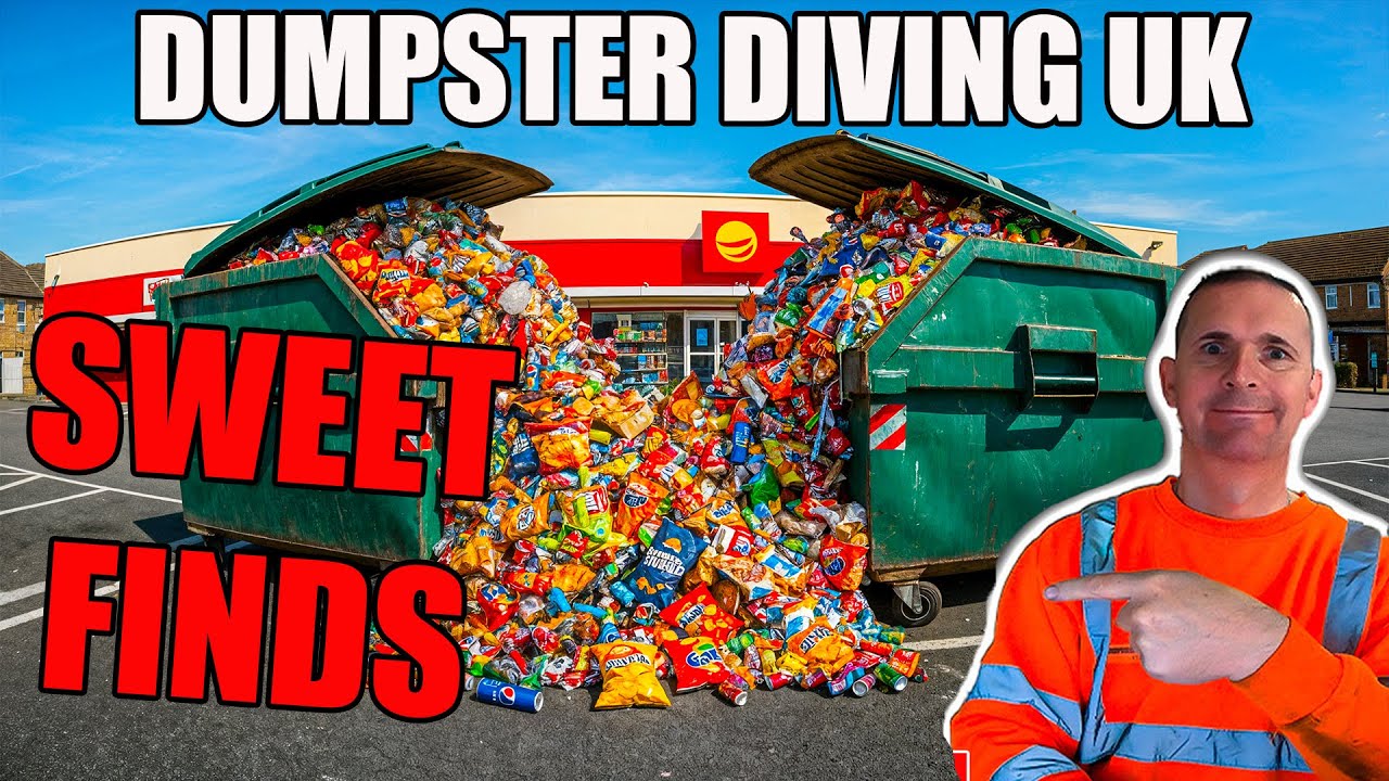 DUMPSTER DIVING UK CANDY SHOP YOU WON'T BELIEVE WHAT I FOUND😲