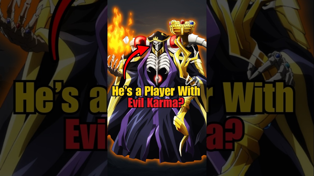 Ainz's Karma Score Explained in Overlord #overlord #shorts