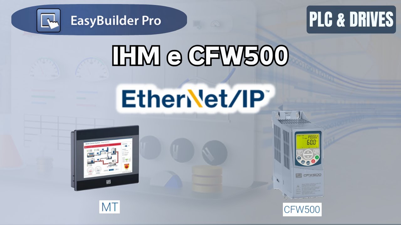 Comunicando a IHM e CFW500 em rede Ethernet/IP