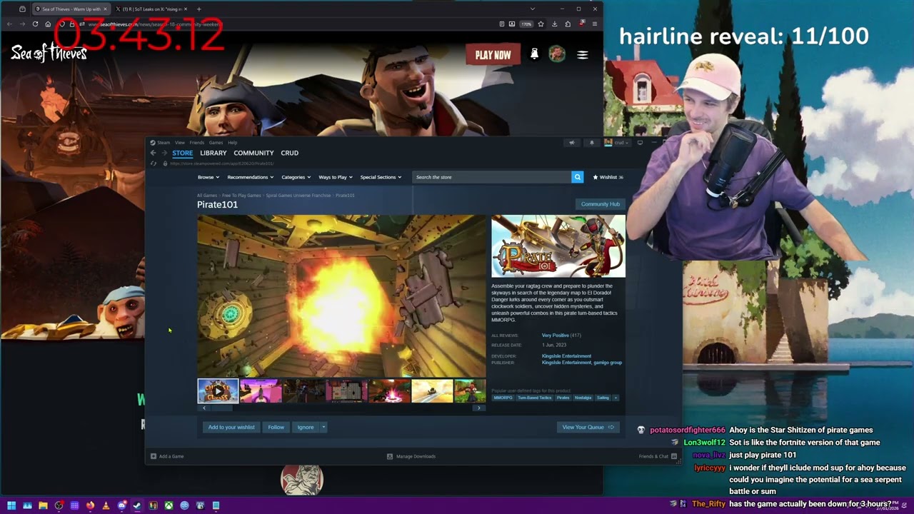 Crudstream Jan 27th CRUDFEST 3 YEAR STREAMIVERSARY DAY 1