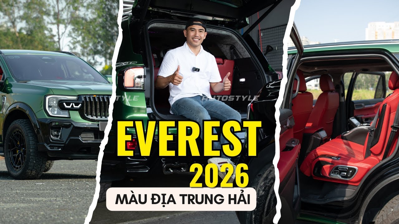 Tập Cuối FORD EVEREST 2026 BÊN NGOÀI MÀU ĐỊA TRUNG HẢI ĐẬM CHẤT LÃNG MẠN ĐẦY NAM TÍNH by AUTO STYLE