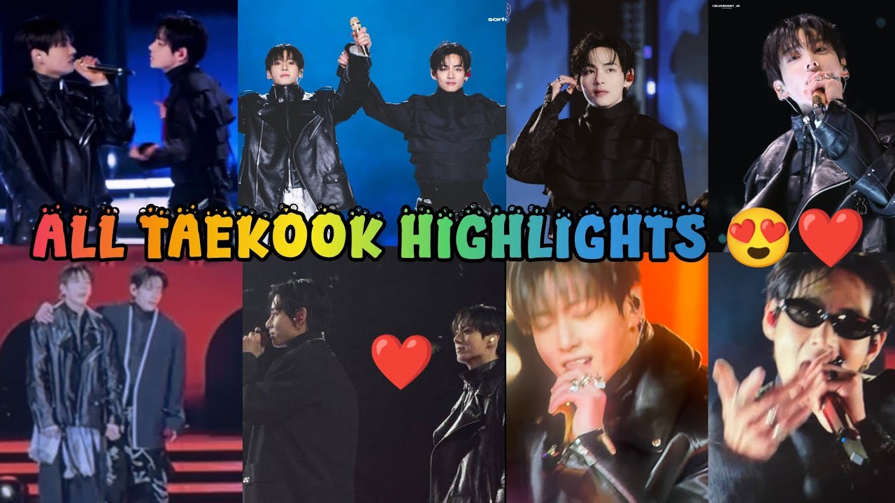 Taekook's all highlights from today's Arirang comeback live concert😍❤️ 