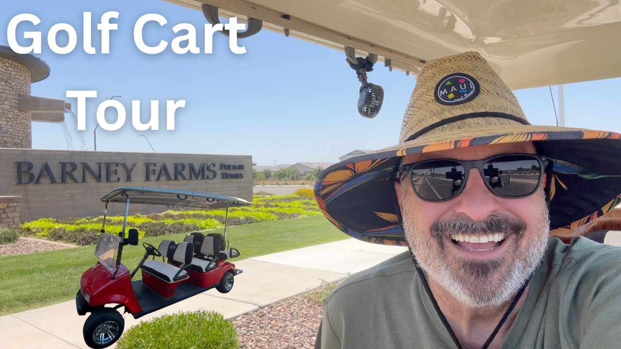 Barney Farms Golf Cart Tour *Not a Realtor* 😃 Don't call me! 😀 #queencreek #queencreekrealestate
