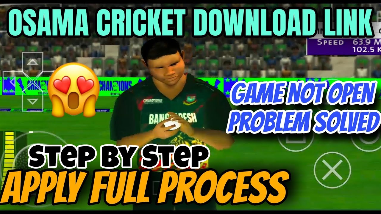 Osama X Cricket Download Link 🔥 Osama Cricket Game Apply Full PROCESS & Game Not Open Problem Solved