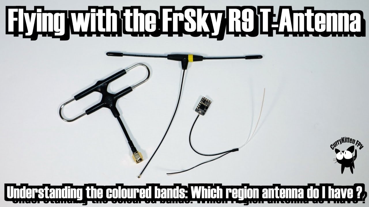 Testing the FrSky R9 T-Antennas and explaining the coloured bands for different regions