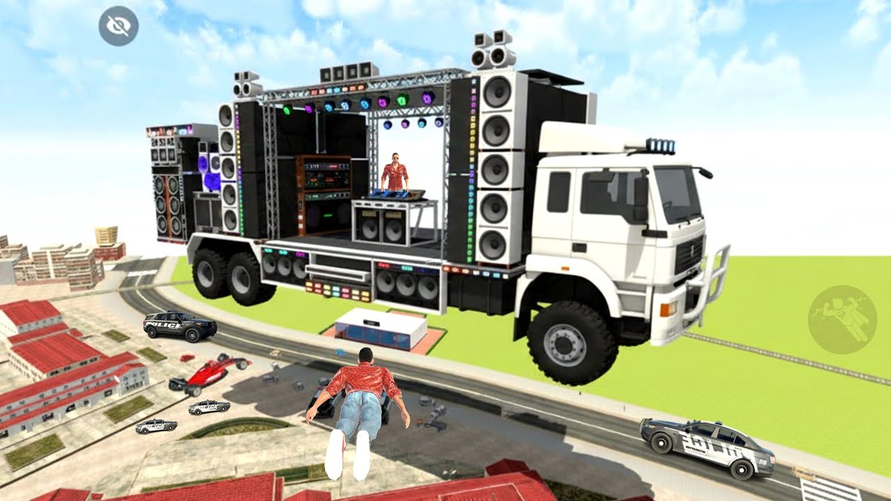 Franklin purchased modified dj truck 😱🤩 Indian Theft Auto simulator 🥳😎 New Update 💥🎉 New cheatcode