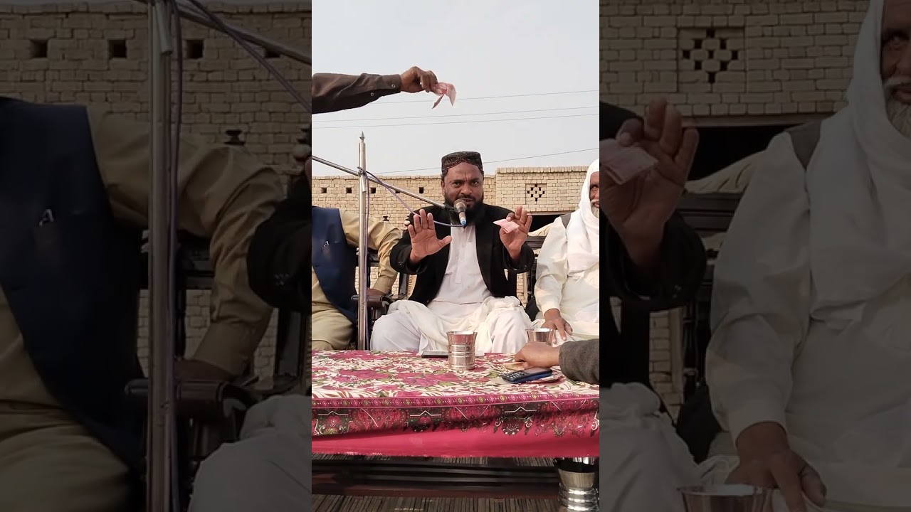 علامہ مشتاق احمد سعیدی ماشااللہ بہت پیارے انداز میں خطاب کیا 