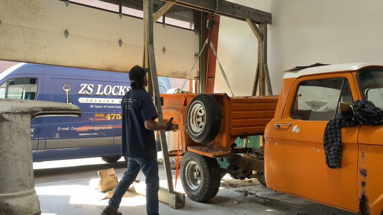 Ford F100 Crew Cab update in the new shop!