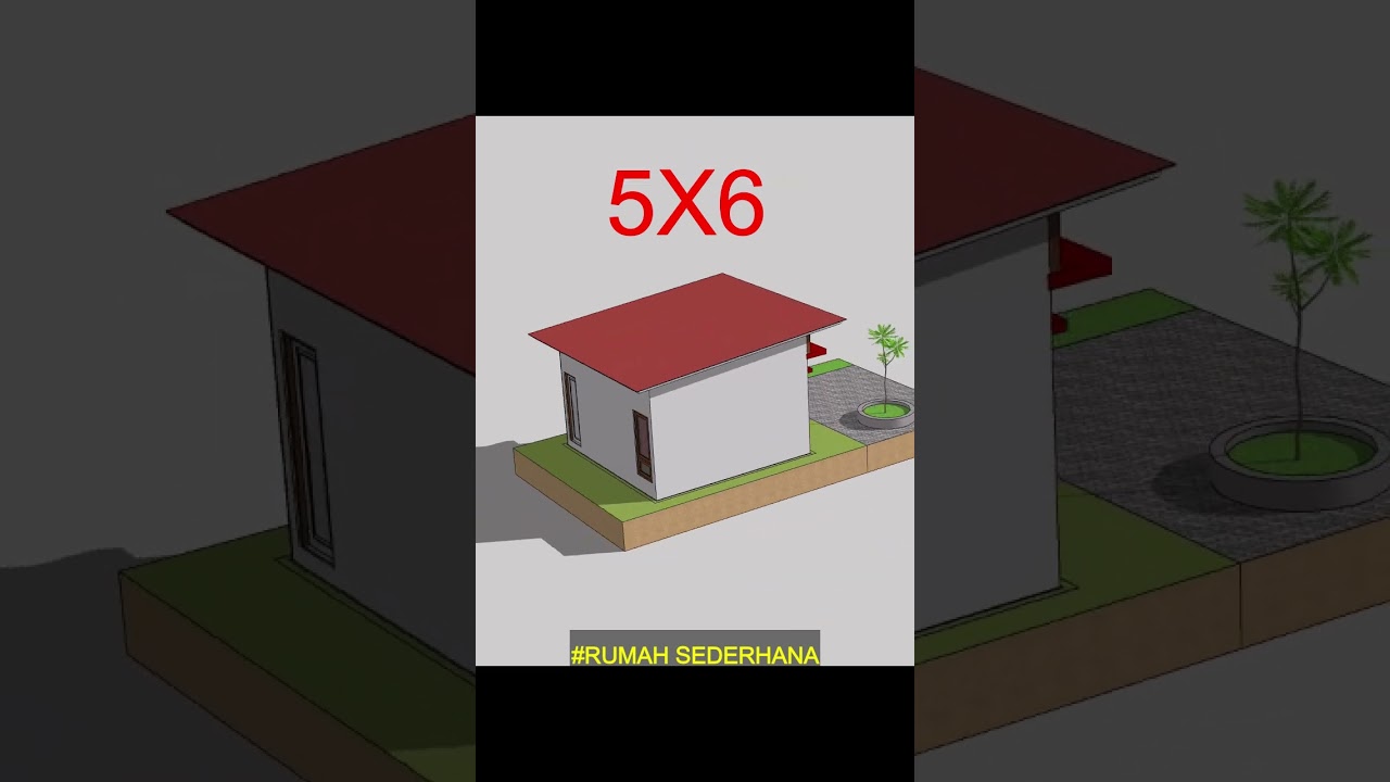 Desain rumah minimalis 5x6