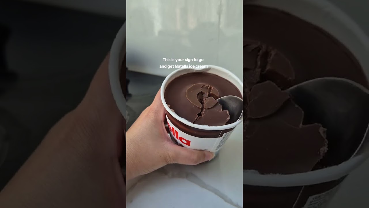 Nutella ice cream anyone?