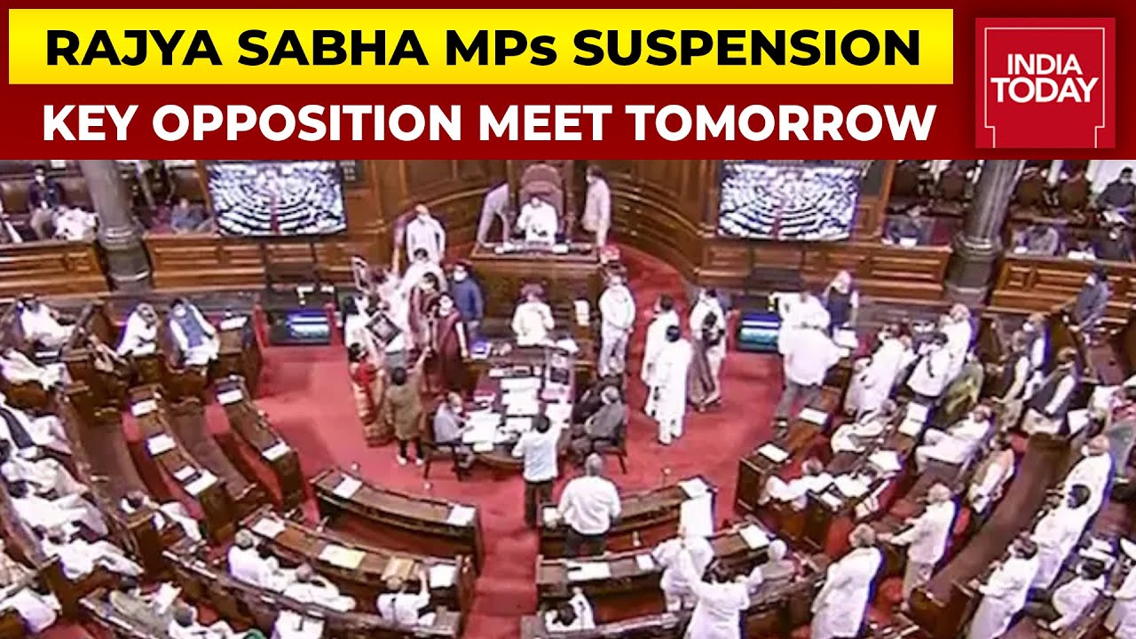 Centre Vs Opposition War Over Rajya Sabha MPs Suspension Escalates, Opposition To Hold Meet Tomorrow