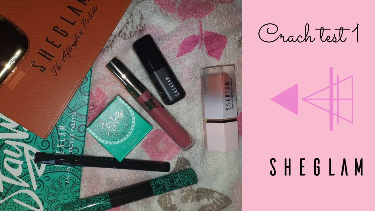 crach teste makeup SHEGLAM