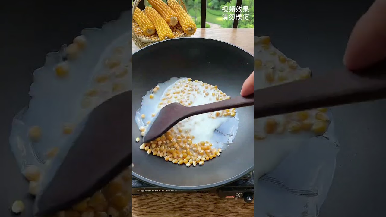The movie theater cream popcorn is so simple. Homemade popcorn. Making popcorn for kids at home #6