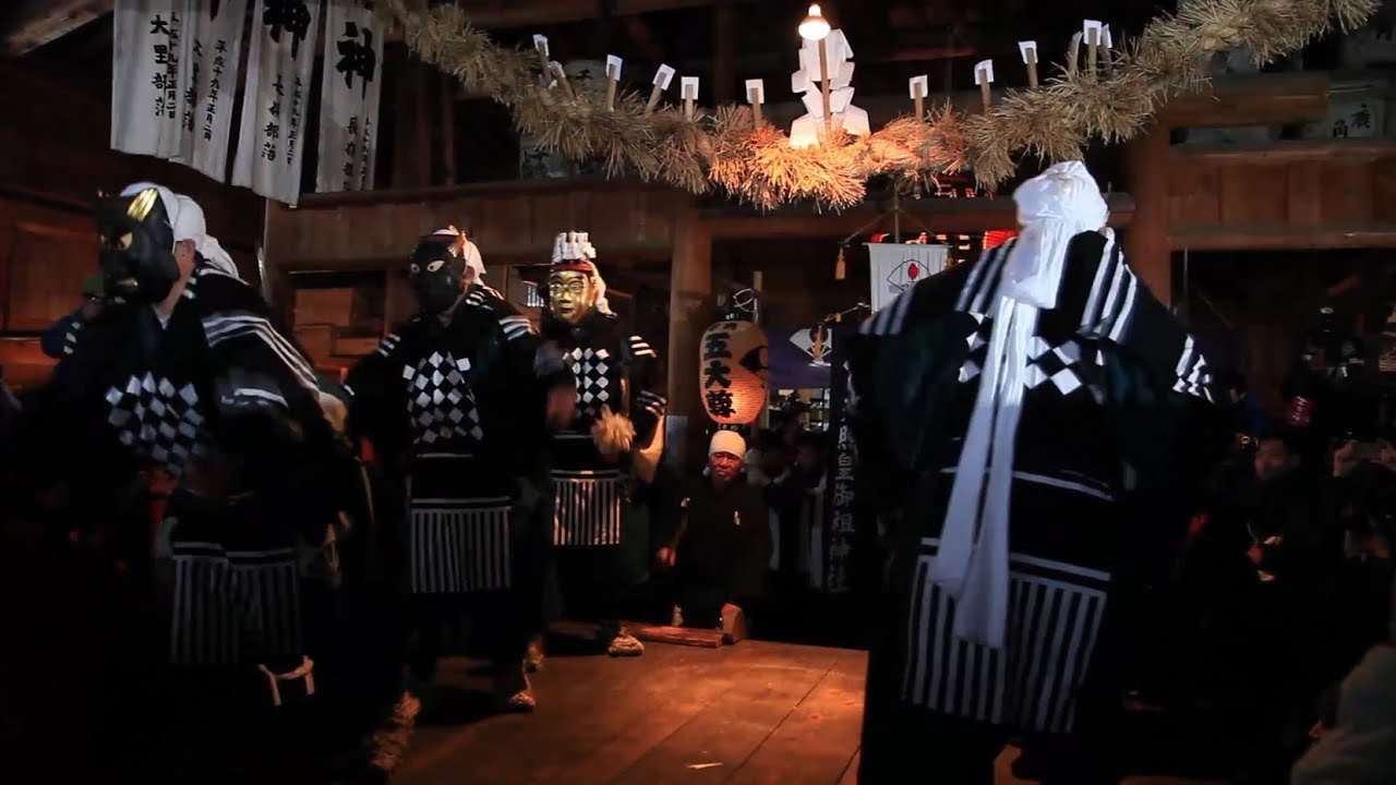 秋田108【大日堂舞楽】鹿角市《1300年続く神前の舞》