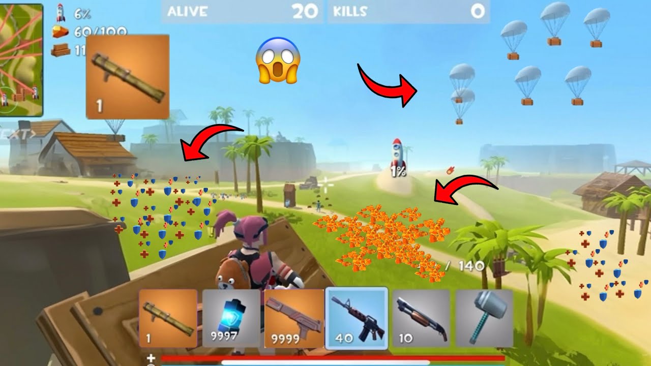Something strange happened in this game😱 Rocket Royale #187