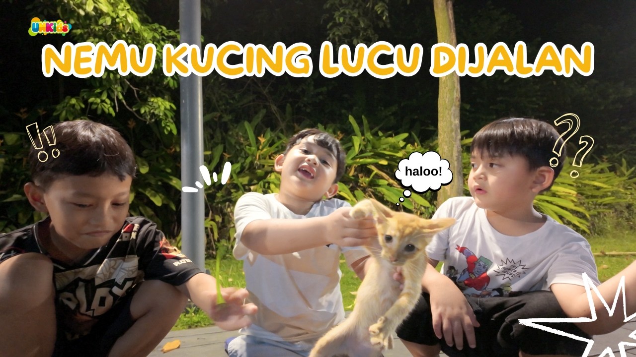 NEMU KUCING LUCU DIJALAN! Uwais, Nail & Azka Jadi Penyelamat Anabul! 🐱✨