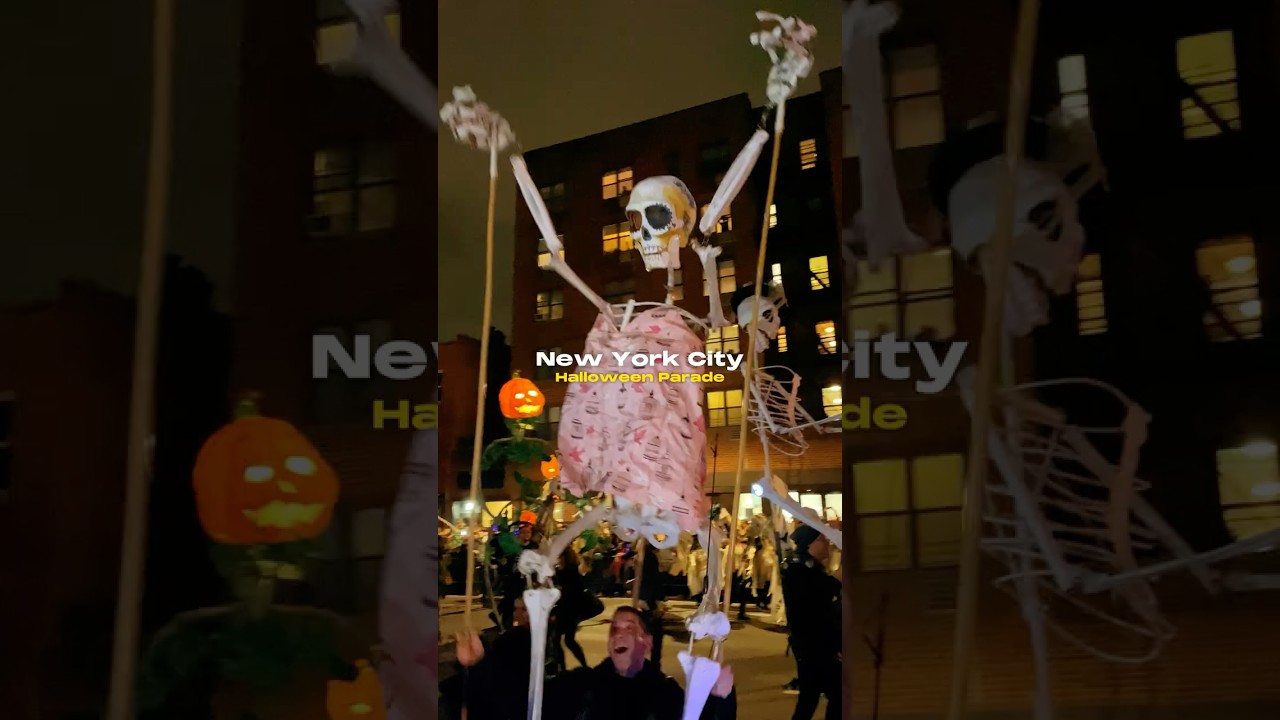 🎃 HALLOWEEN PARADE IN NEW YORK CITY 2023: Greenwich Village, Manhattan, NY, USA #nyc #4k