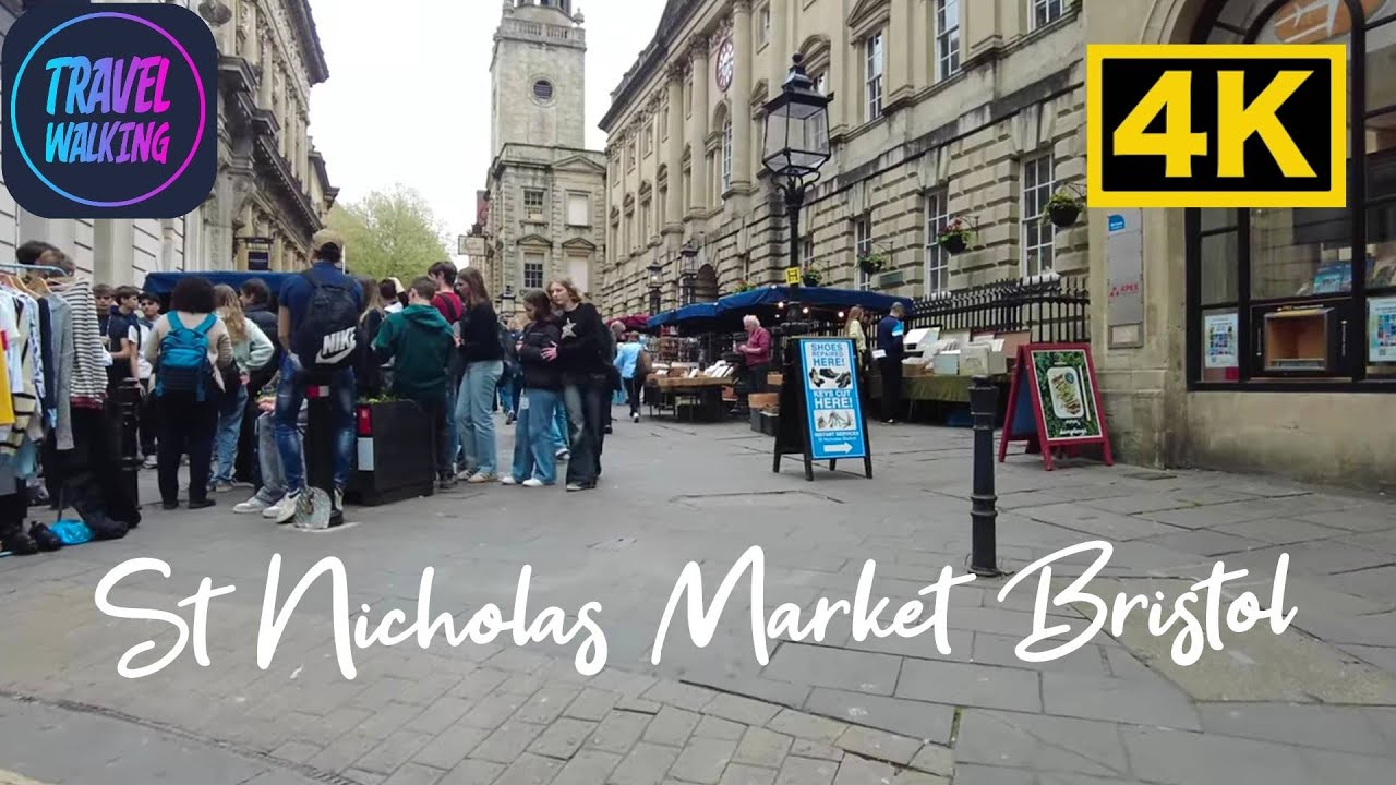 4K Tour of St Nicholas Market, Bristol | Hidden Gem in the City Centre