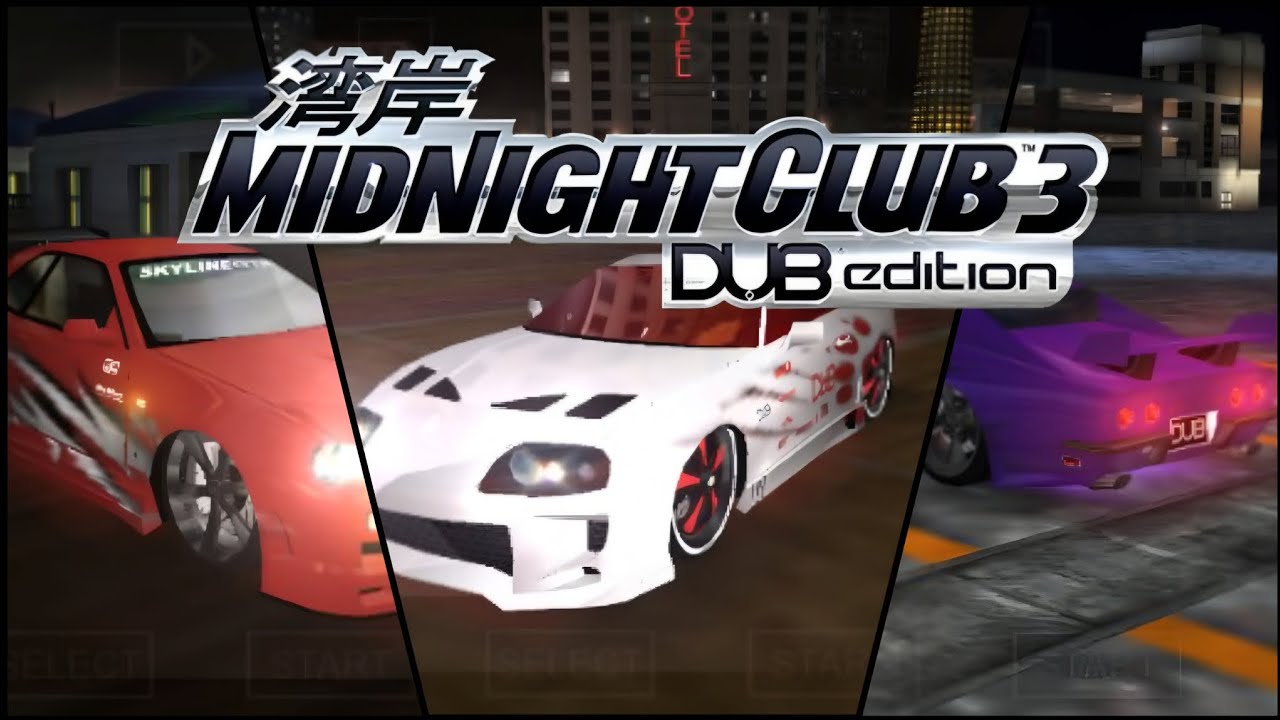 Jogando com meus 3 Carros favoritos do Midnight Club 3