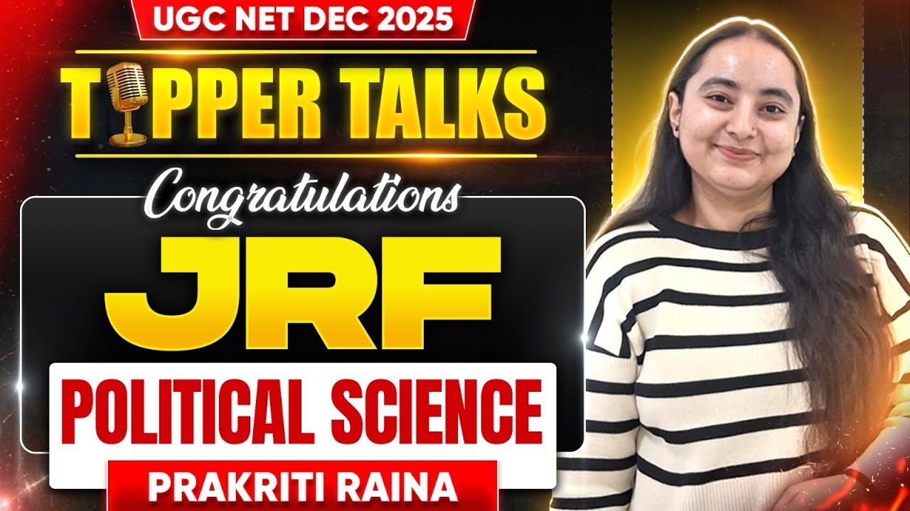 UGC NET Political Science Topper With Prakriti | UGC NET Result 2026 January  | UGC NET Cut Off 2026