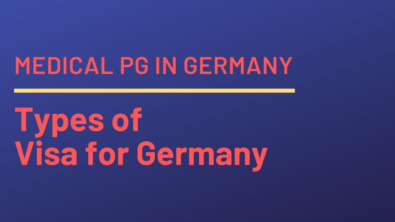Types of Visa for Germany