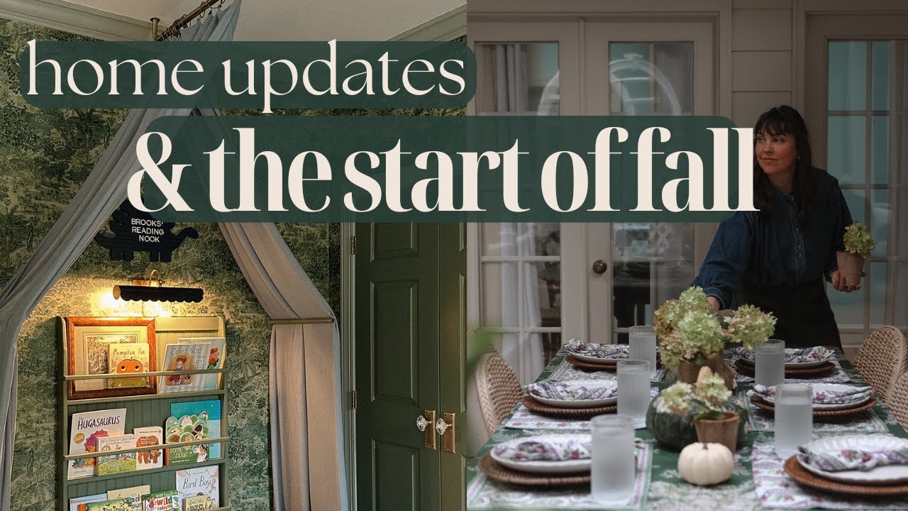 A Playroom In Progress, An Unexpected TV Spot & the Start of Fall