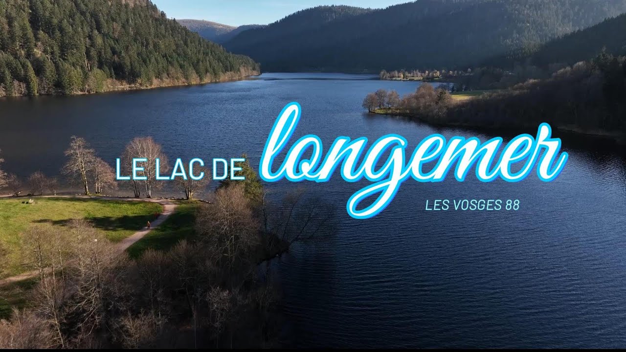 le lac de longemer vue du ciel