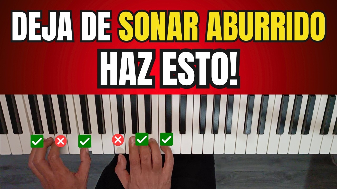 TOCA EL PIANO DE ESTA FORMA Y YA NO SONARÁS ABURRIDO