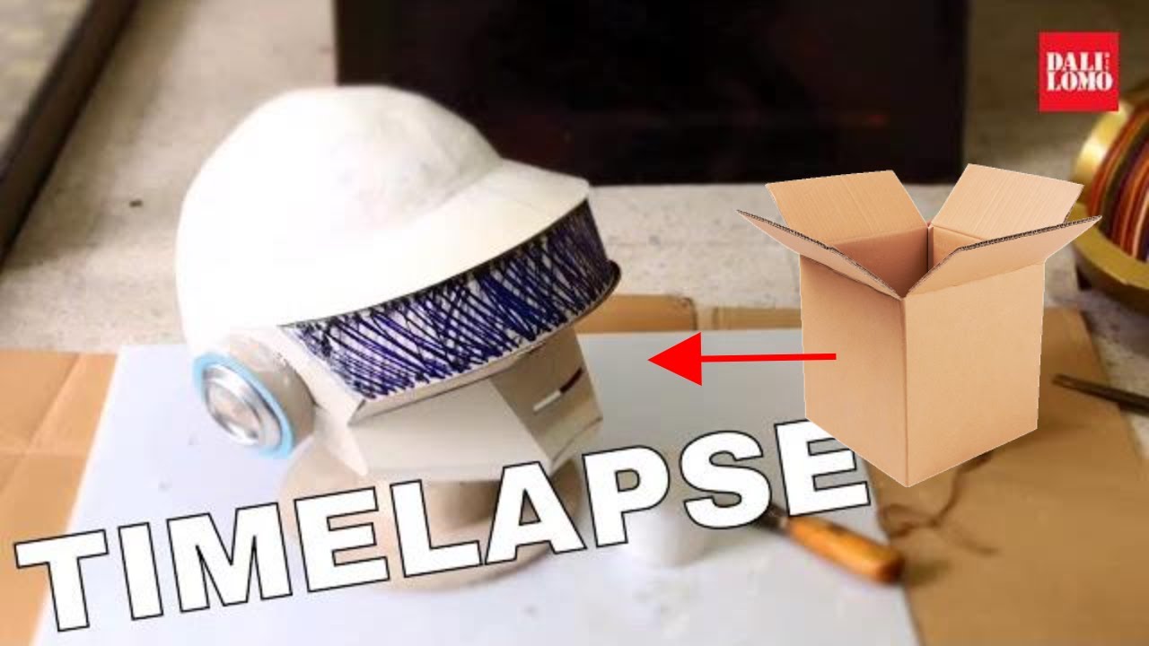 Timelapse - Daft Punk Thomas Helmet (2014 DIY Cosplay)