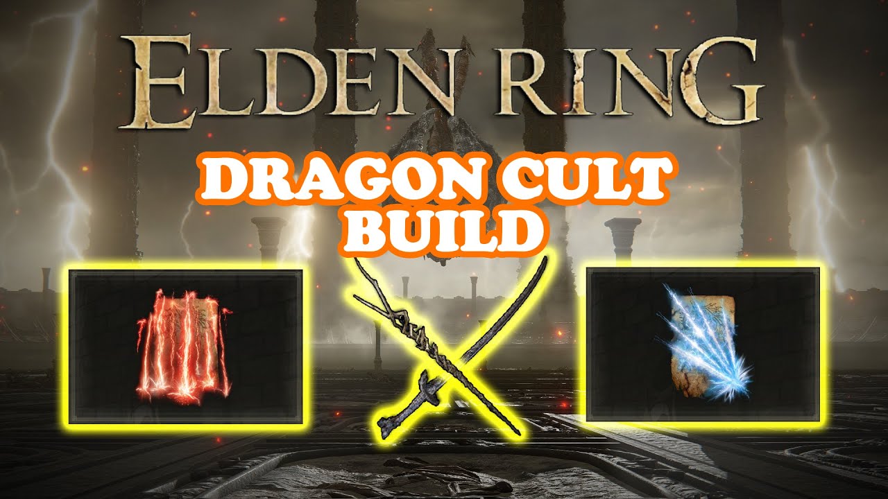 Elden Ring | Dragon Cult Build - INSANE LIGHTNING DAMAGE - NG+