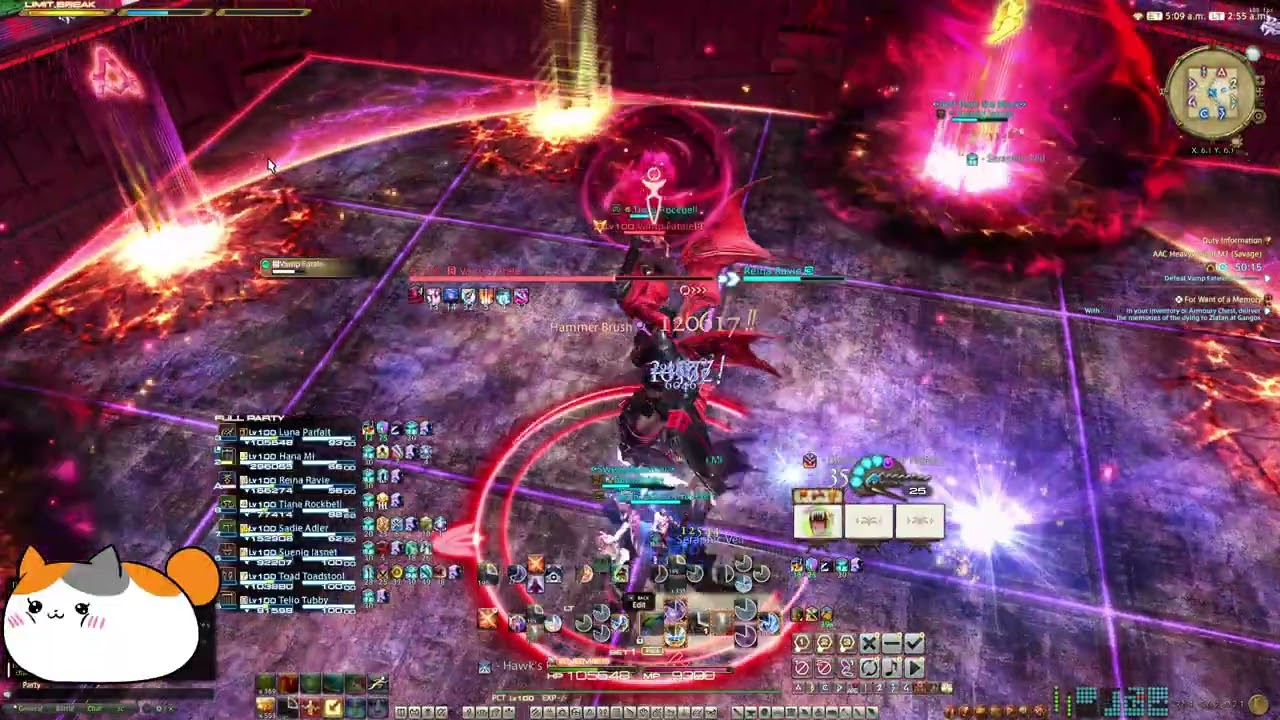 FFXIV: M9S First Clear - Pictomancer POV - (NA PF strats) - Game Audio Only