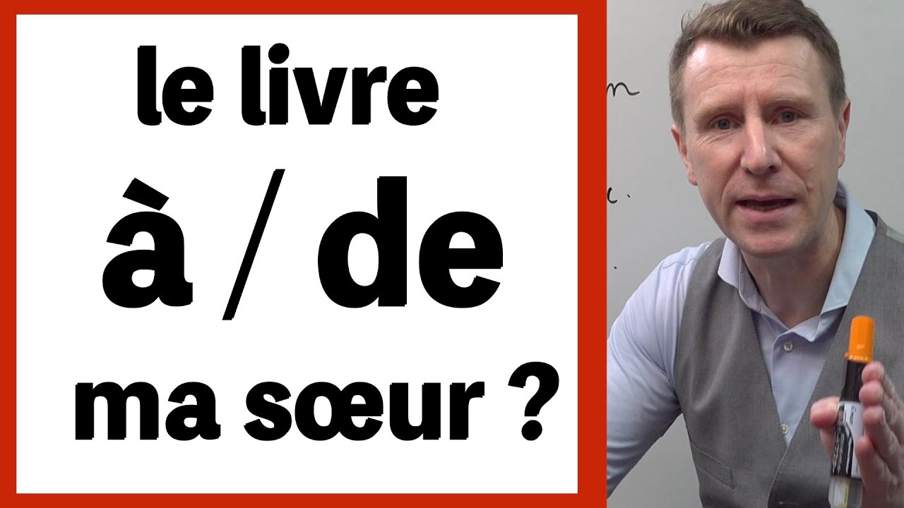 À ou DE  ? - apprendre le français