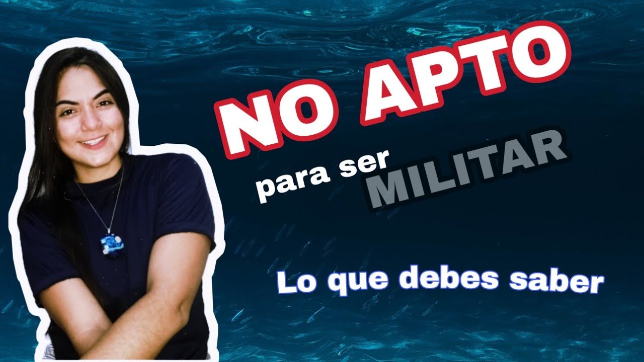 NO APTO PARA SER MILITAR - Tips para avanzar