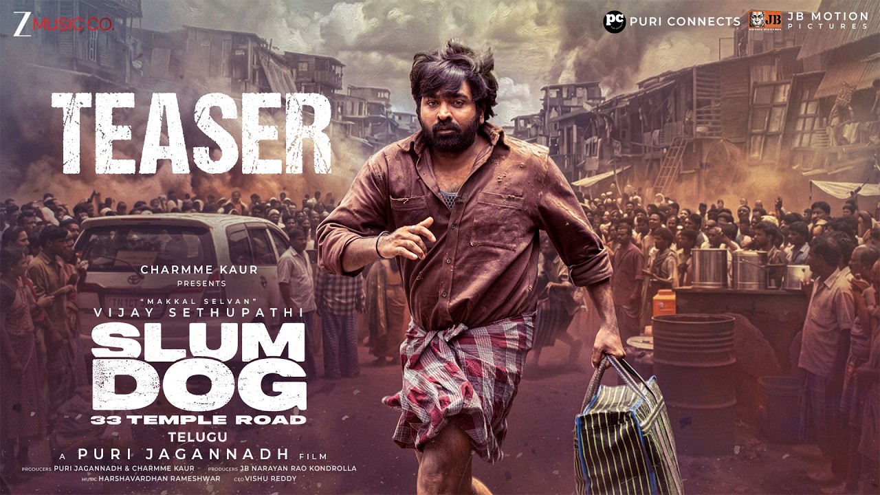 SlumDog - 33 Temple Road Teaser (Telugu) | Puri Jagannadh | Vijay Sethupathi | Tabu | Puri Connects