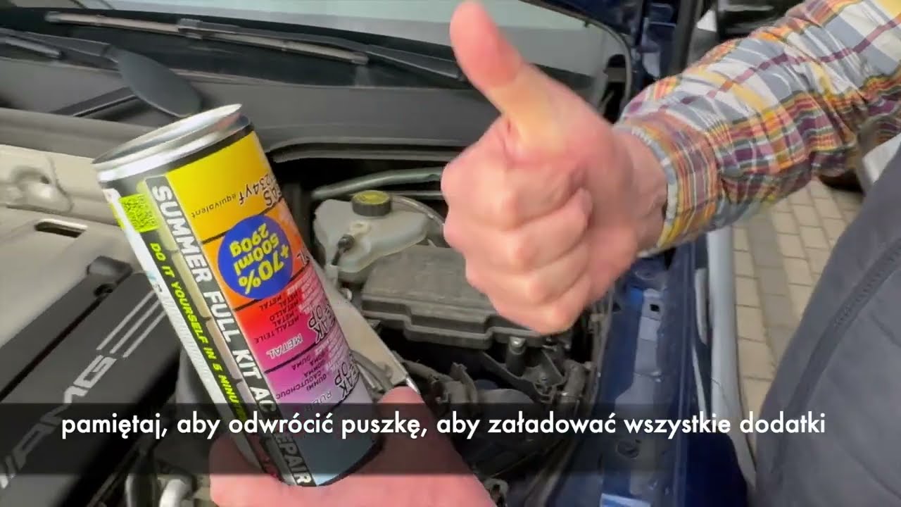 NAPRAW KLIMĘ W 5 MINUT ! Samodzielne nabijanie klimatyzacji