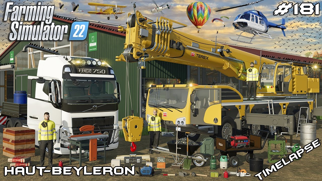 BUILDING 1.000.000€ COW SHED | Animals on Haut-Beyleron | Farming Simulator 22 | Episode 181