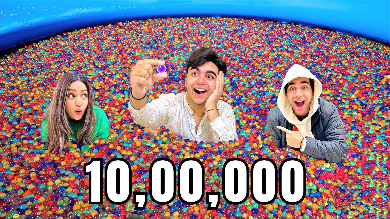 10,00,000 LAKH Orbeez in Swimming Pool | Rimorav Vlogs