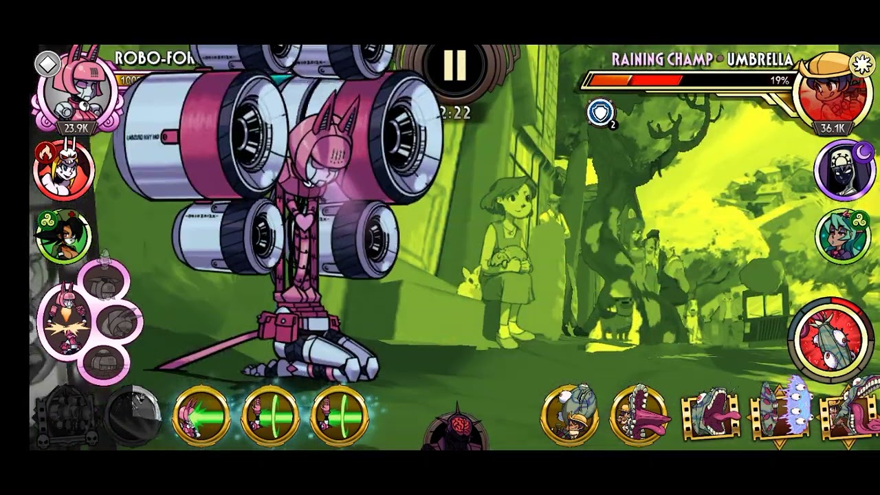 Skullgirls Mobile Streak 33 Overclocked Robo Fortune