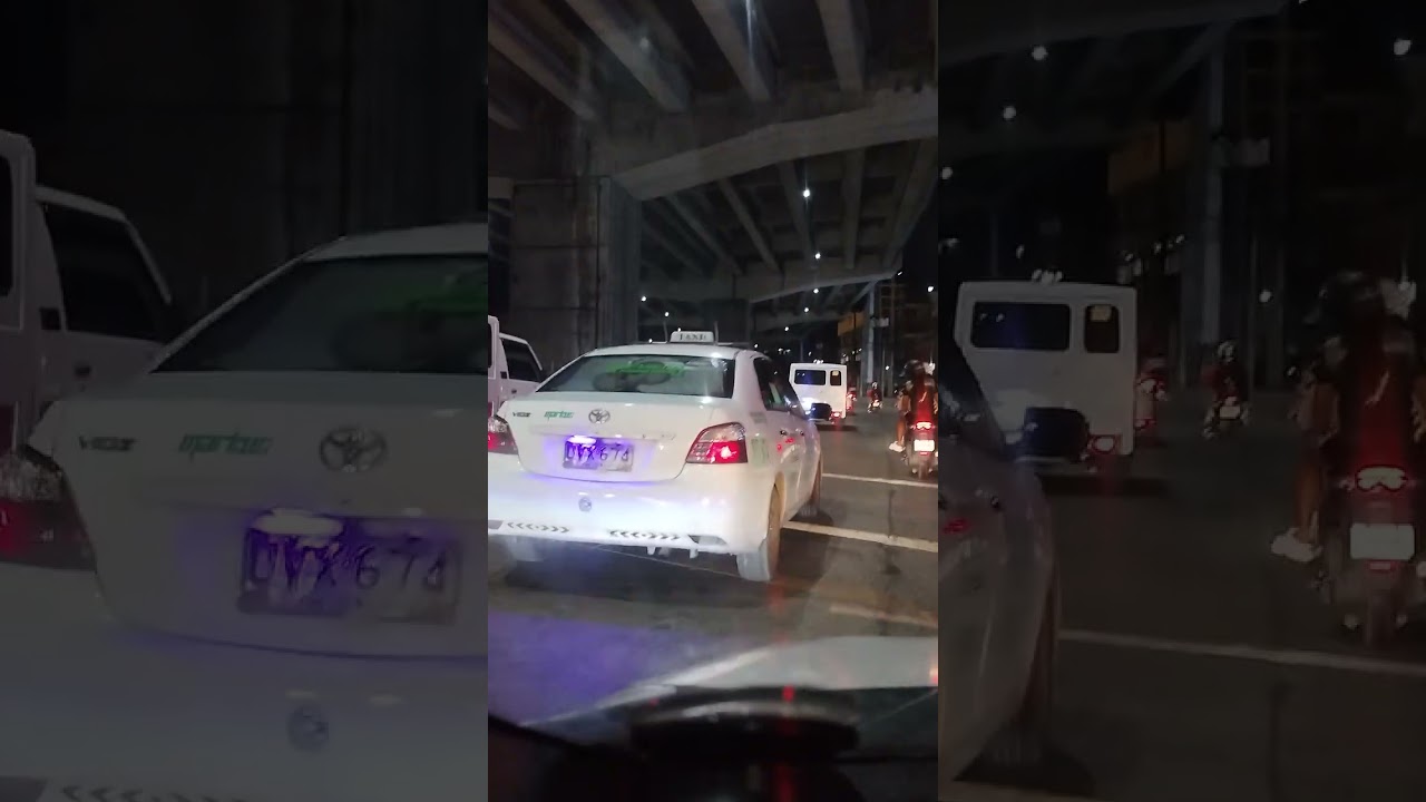Pa uwi  na ako galing sa pamamasada. Ng taxi