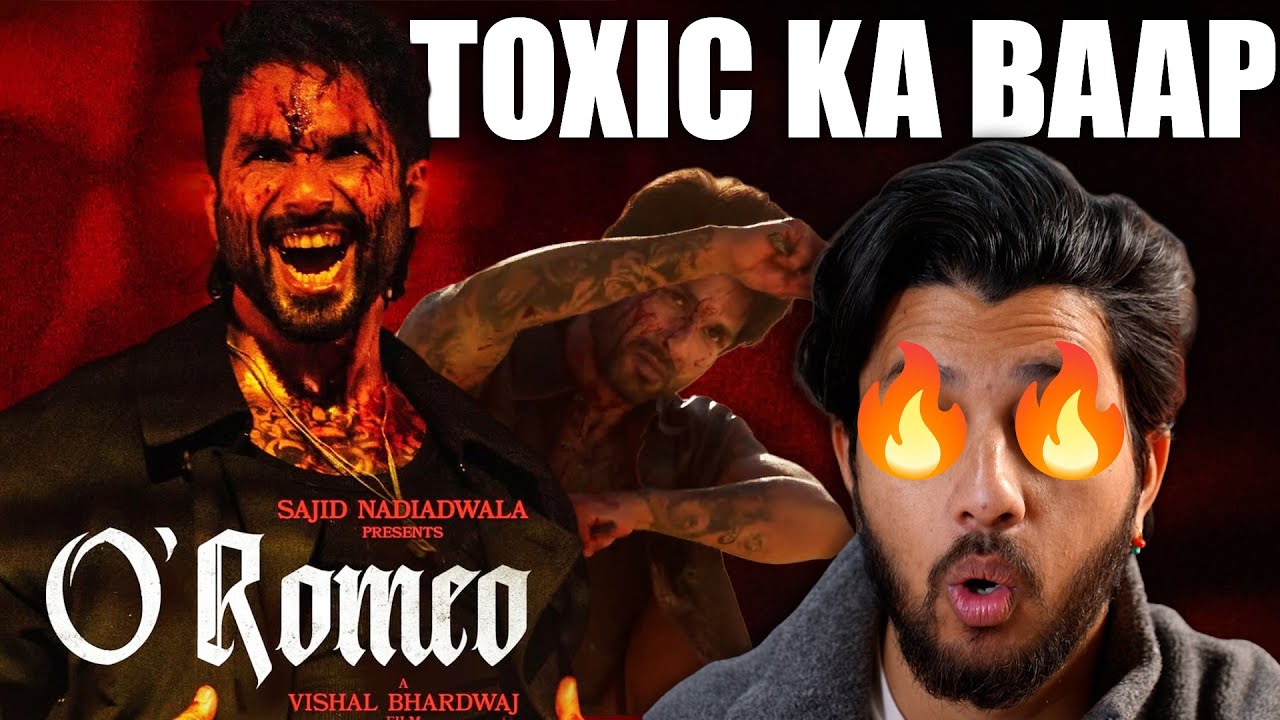 O'Romeo Teaser REACTION 🔥 Shahid Kapoor x Vishal Bhardwaj | Bloody Romance!