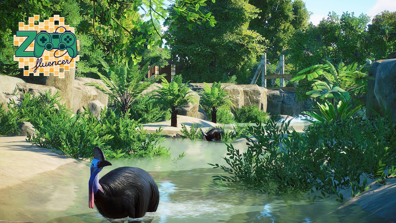 Cassowary Habitat Veluwe Zoo | Planet Zoo Speed Build | Veluwe Zoo EP32