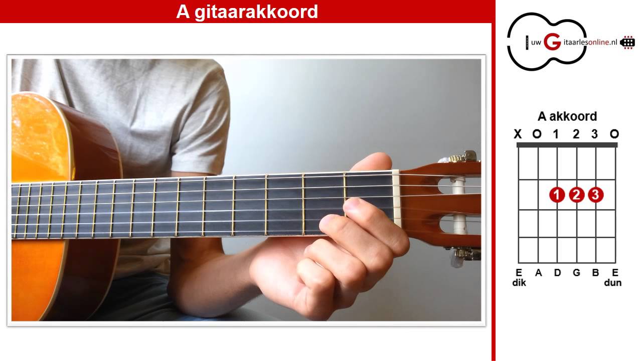 A akkoord gitaar