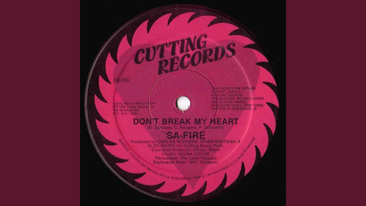 Don't Break My Heart (12 Inch Version)